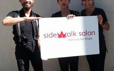 Sidewalk Salon Provides Free Haircuts to Trinity Center Members